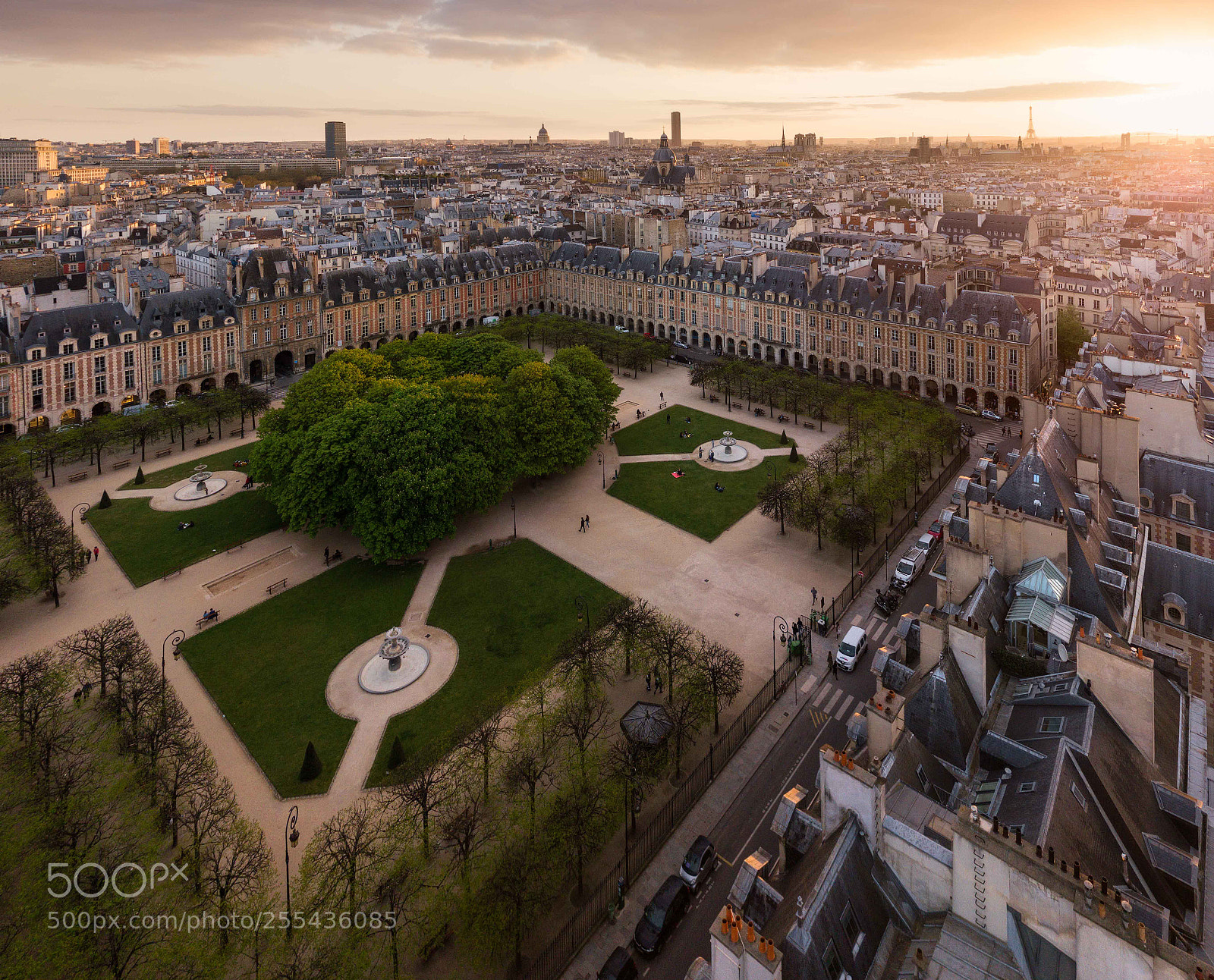 DJI FC220 sample photo. Place des vosges photography