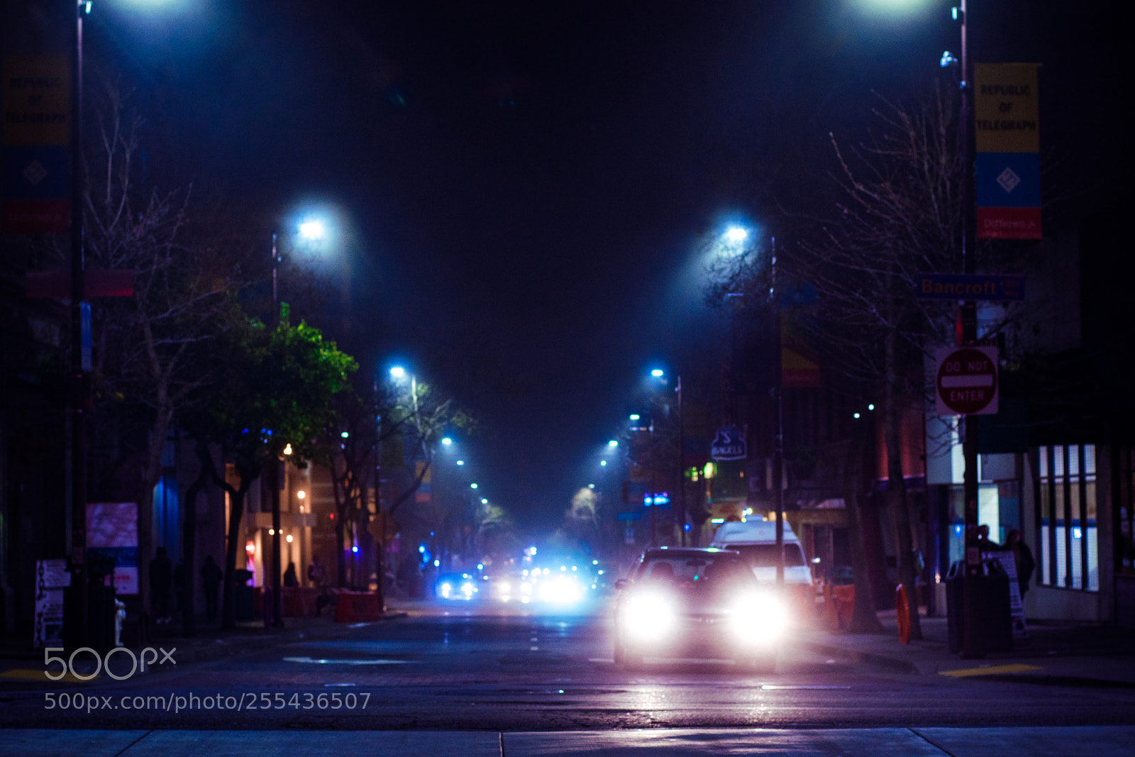 Nikon D5300 sample photo. Headlights on a foggy photography