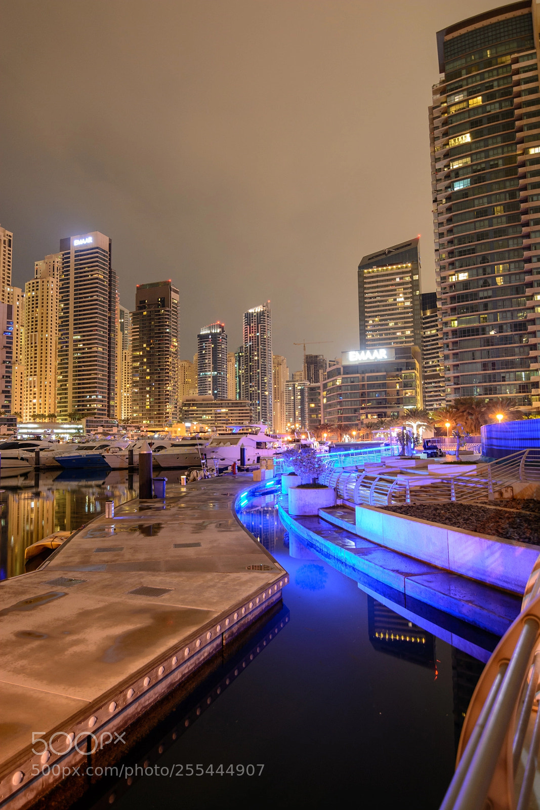 Nikon D7100 sample photo. Dubai marina night photography