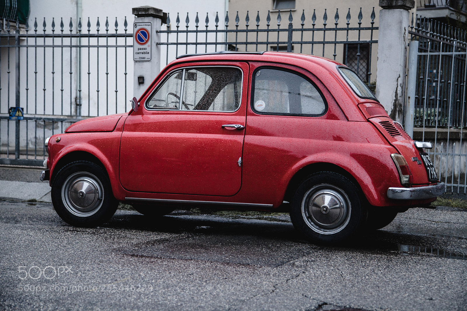 Canon EOS 5D Mark II sample photo. Fiat 500 photography