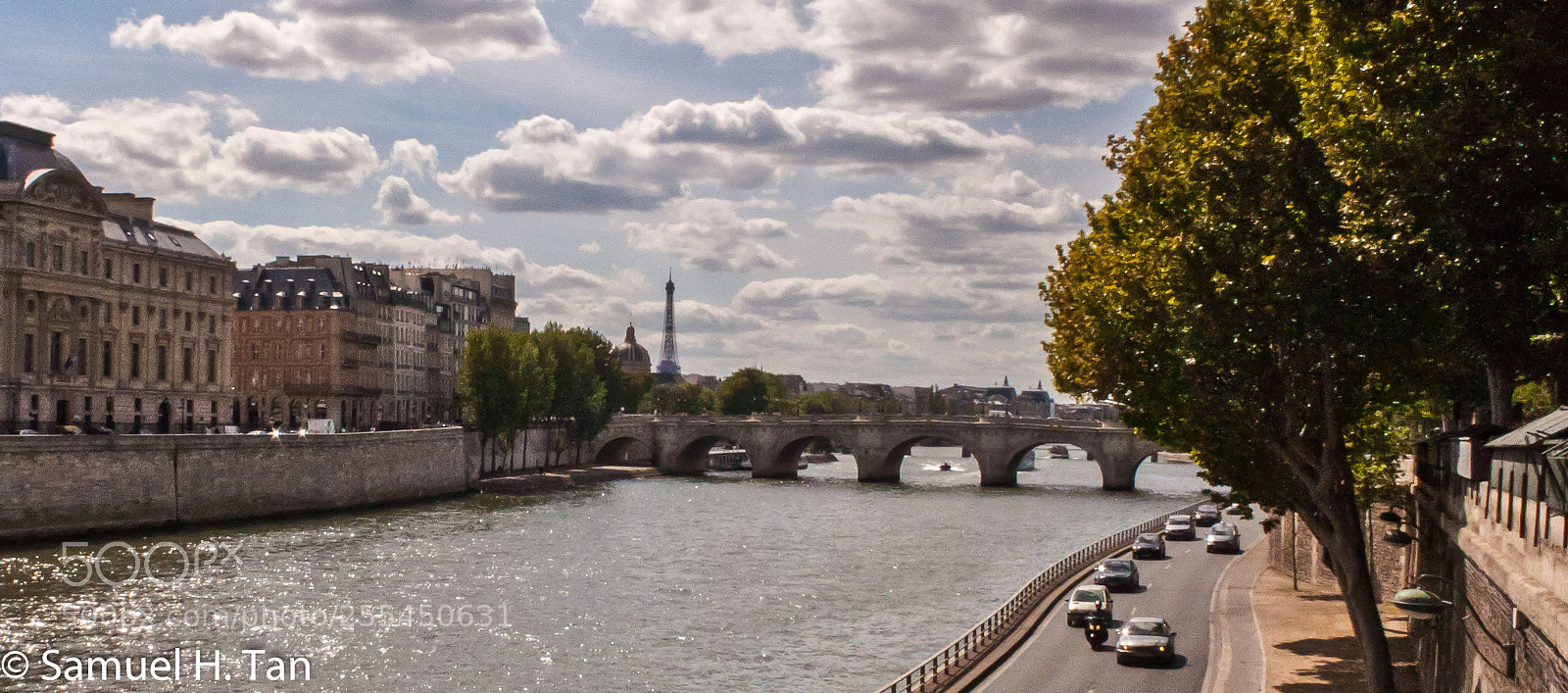 Canon EOS 500D (EOS Rebel T1i / EOS Kiss X3) sample photo. Seine river across paris photography
