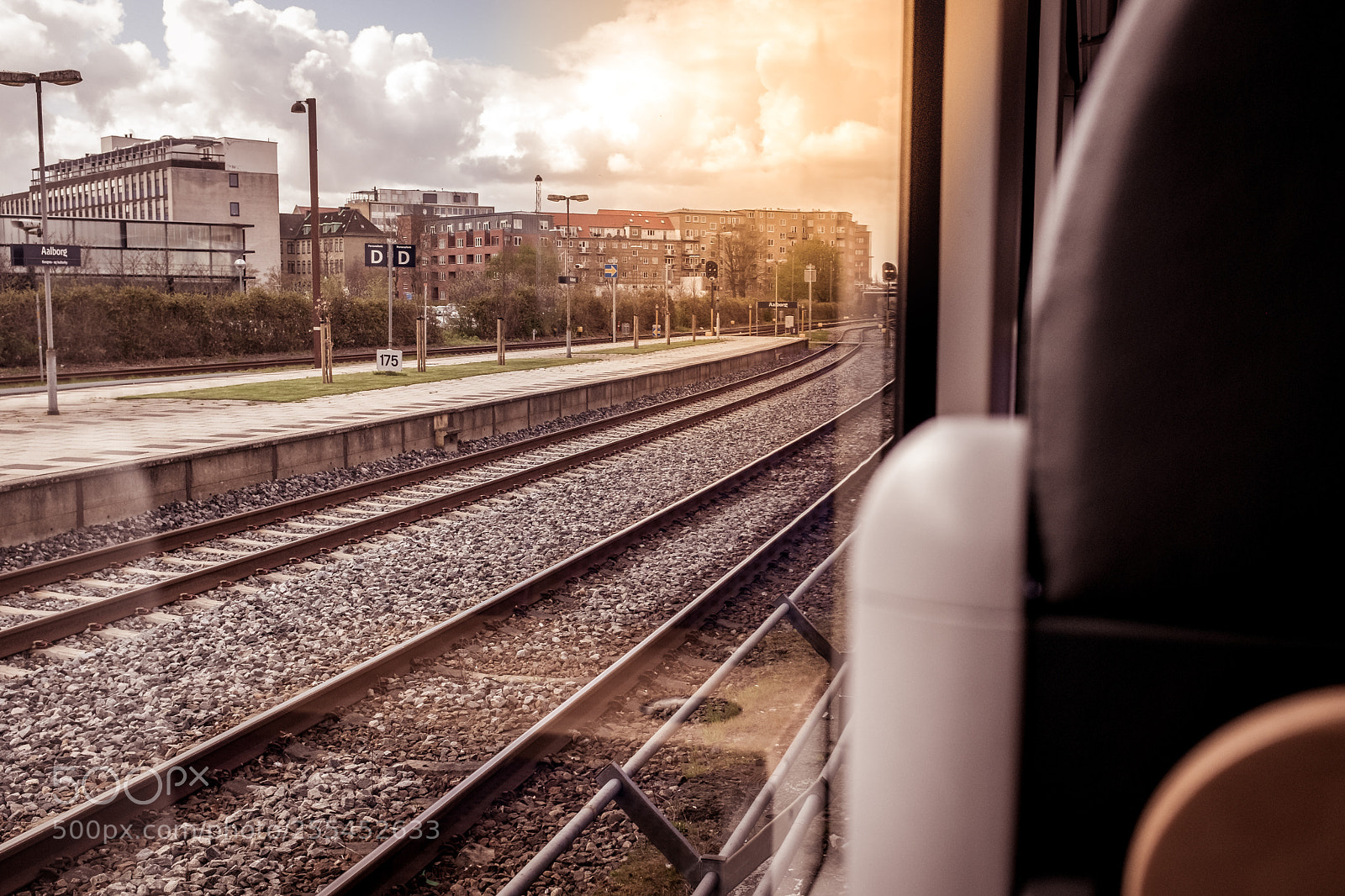 Fujifilm X100F sample photo. Aalborg station photography