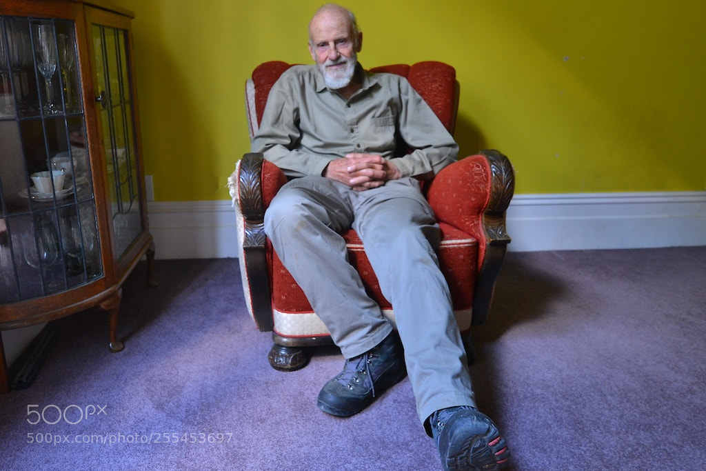 Nikon D3100 sample photo. Elderly man photography