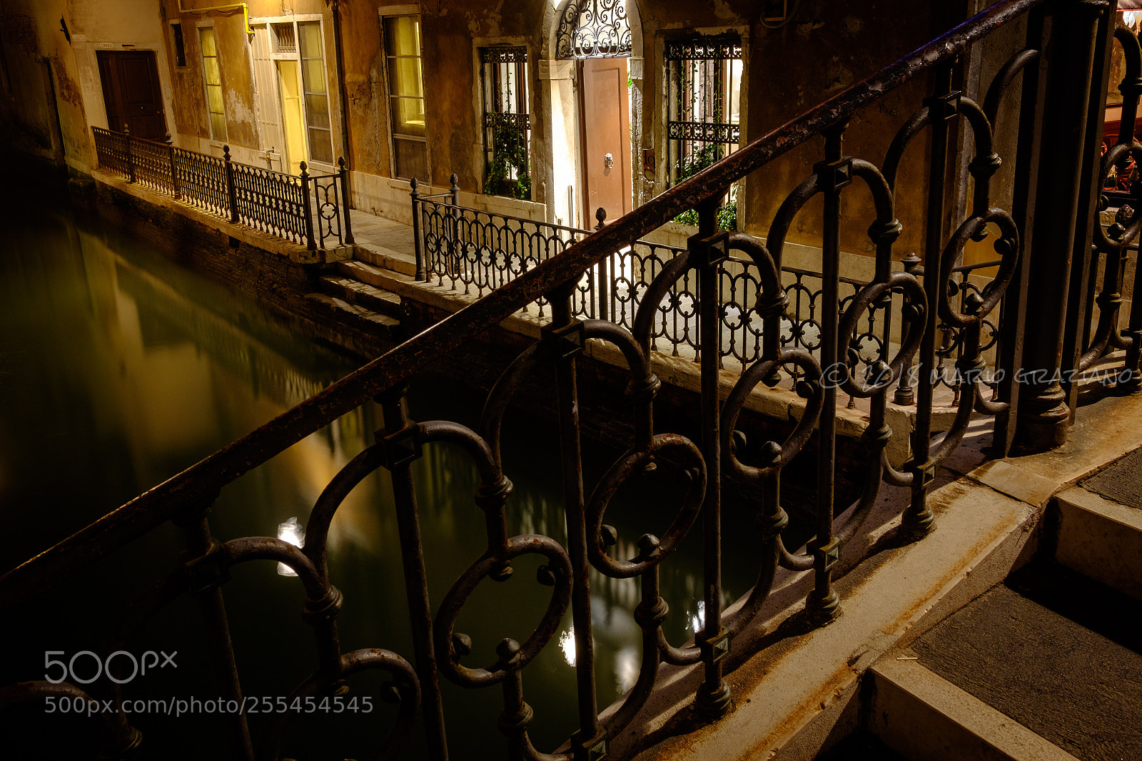 Fujifilm X-T1 sample photo. Railings in venice photography