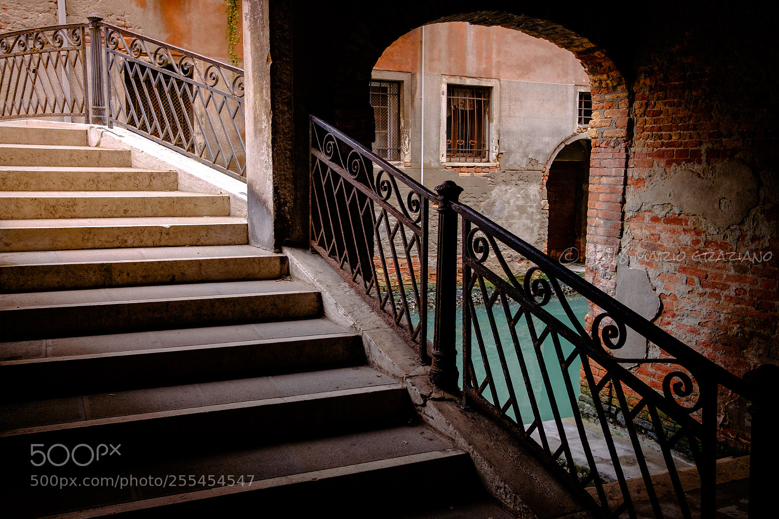 Fujifilm X-T1 sample photo. Railings in venice photography
