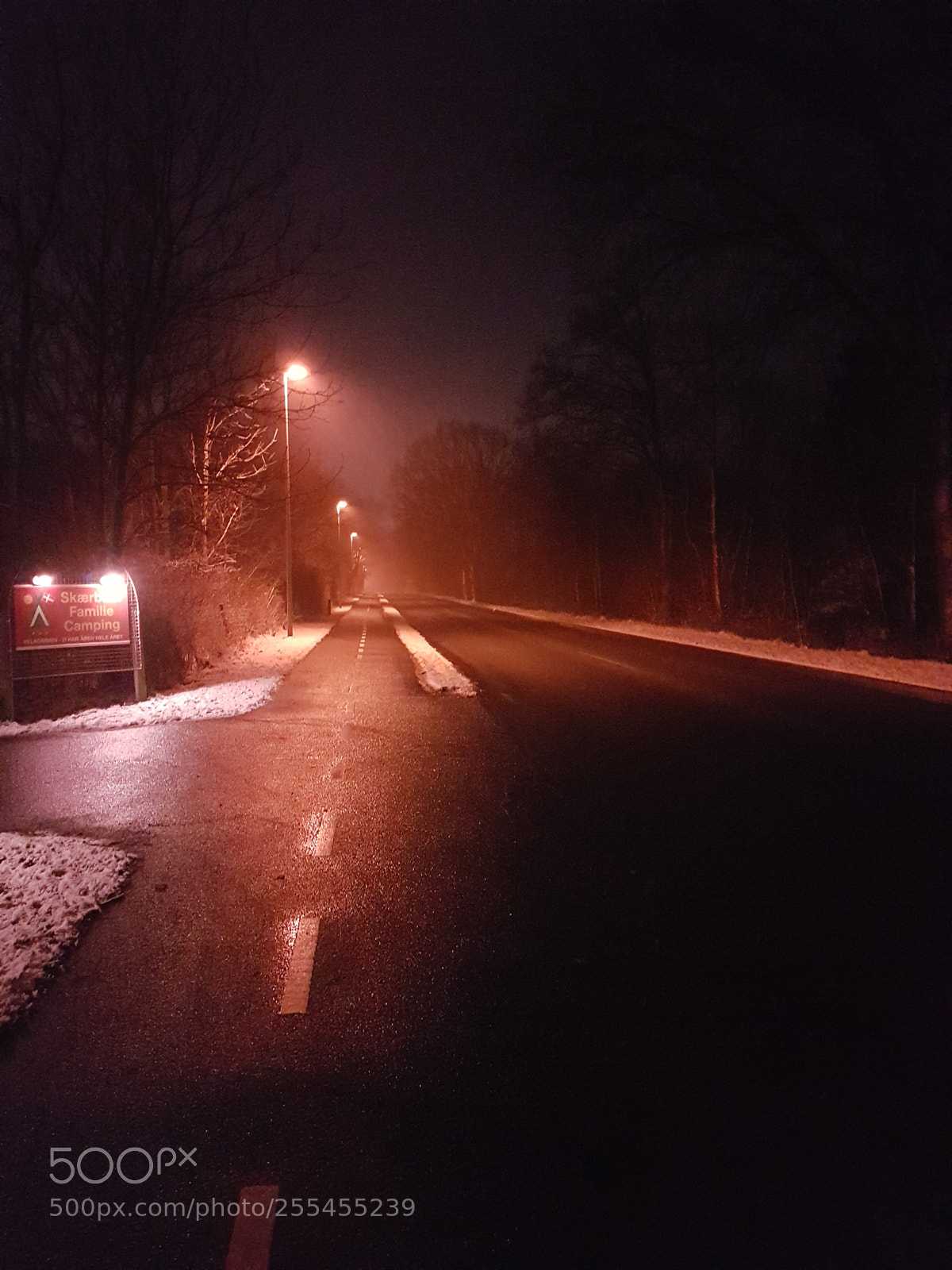 Samsung Galaxy S7 Edge sample photo. Dark road photography