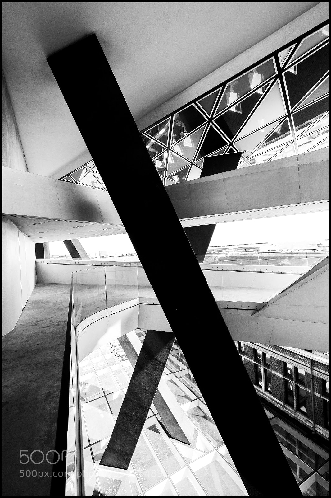 Fujifilm X-T1 sample photo. X - crossing lines photography