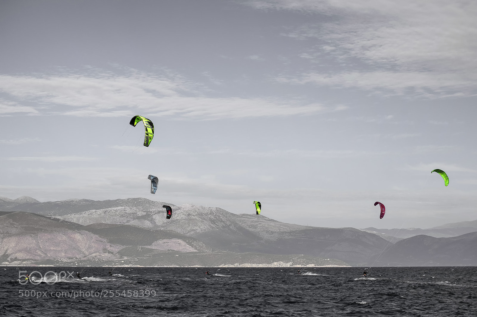 Nikon D3300 sample photo. Local kiteboarding photography