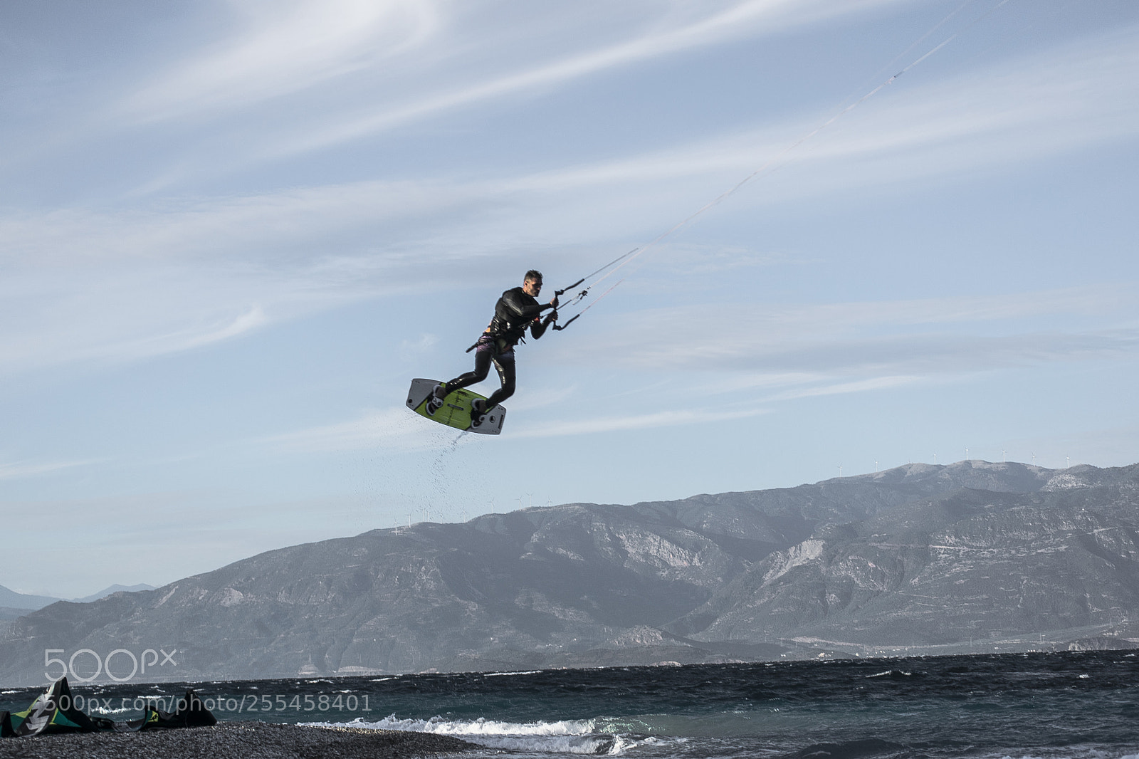 Nikon D3300 sample photo. Local kiteboarding photography
