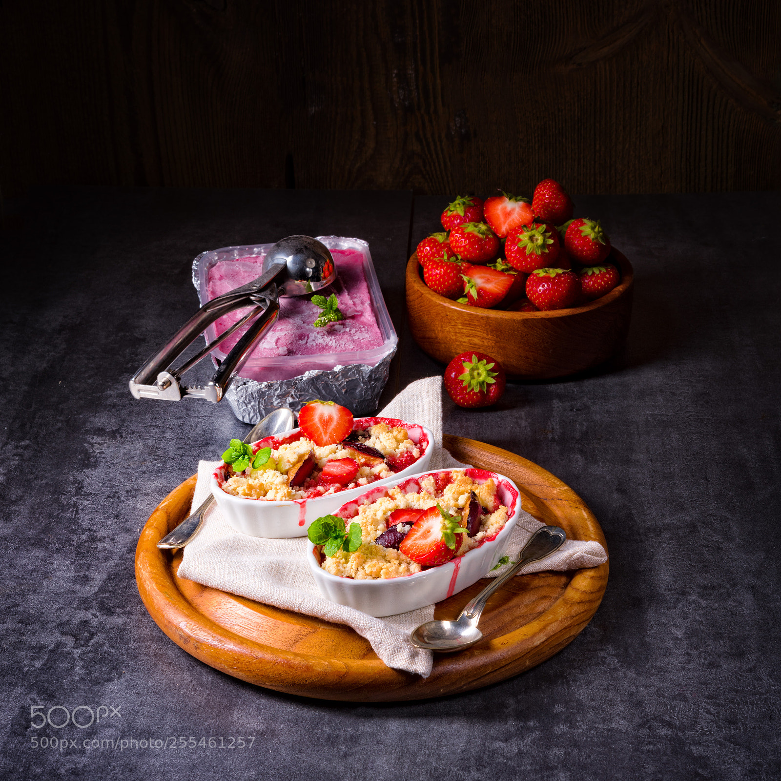 Nikon D810 sample photo. Strawberry tart with vanilla photography