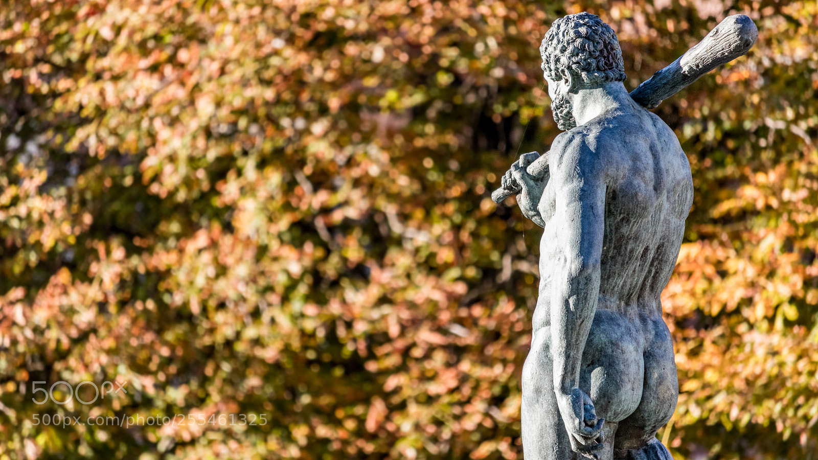 Canon EOS 80D sample photo. Statue d'hercule au jardin photography