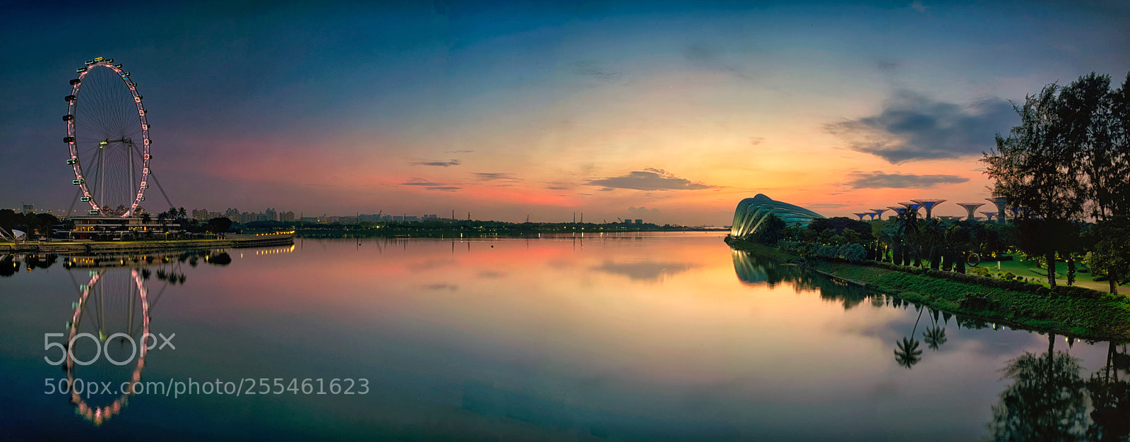 Fujifilm X-T10 sample photo. Dawn panorama of marina photography