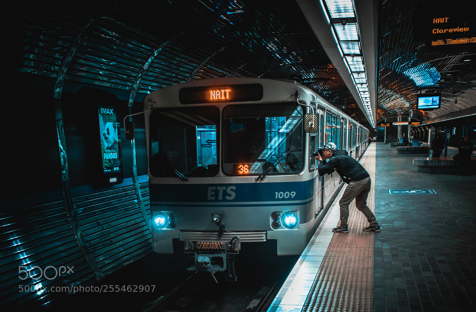 Nikon D5300 sample photo. Edmonton's underground lrt photography