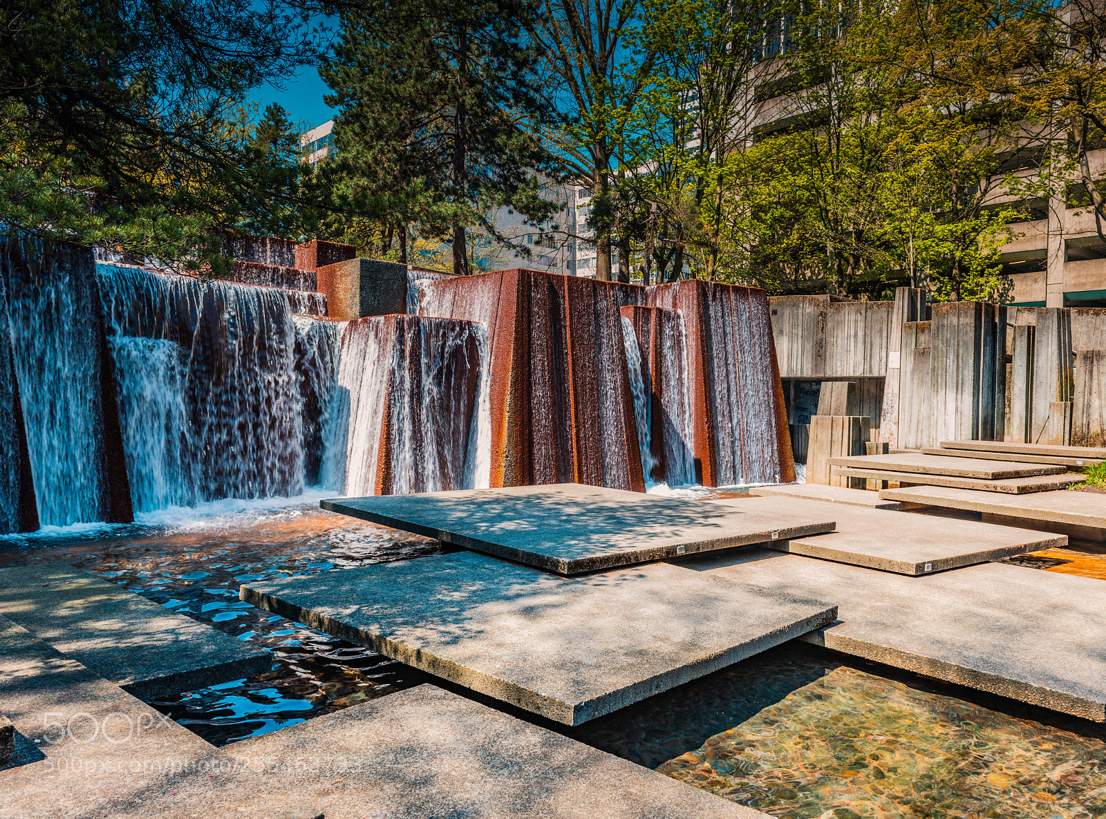 Nikon D800 sample photo. Ira's fountain - portland photography
