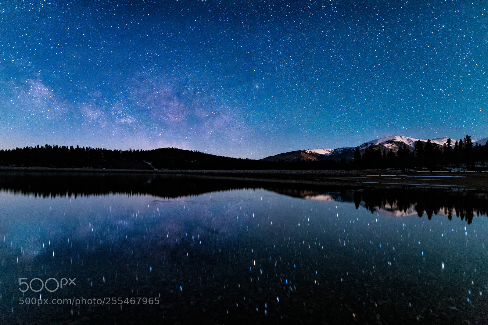 Nikon D850 sample photo. Mt elbert forebay milky photography