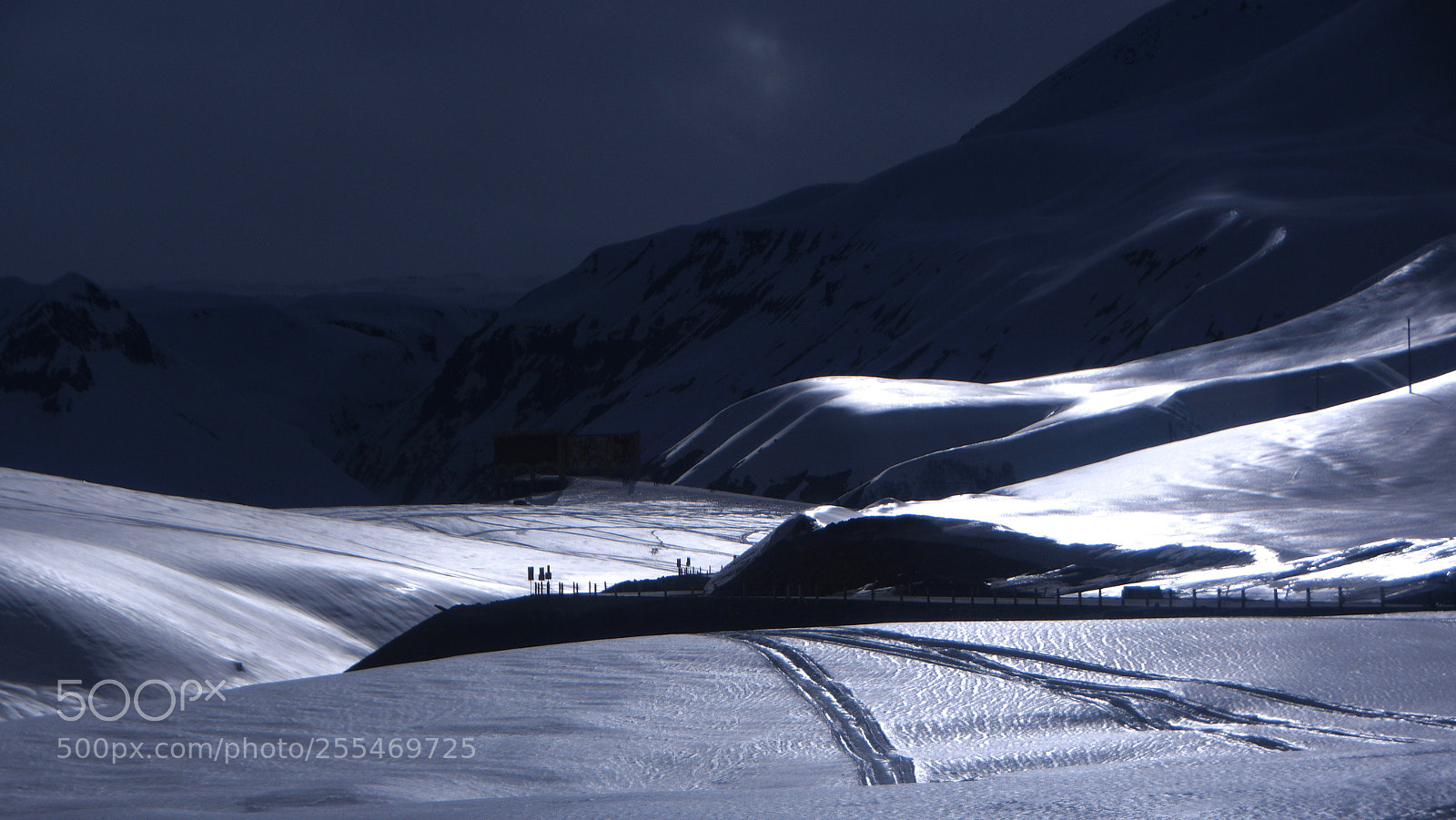 Nikon D500 sample photo. Georgian snow slope photography