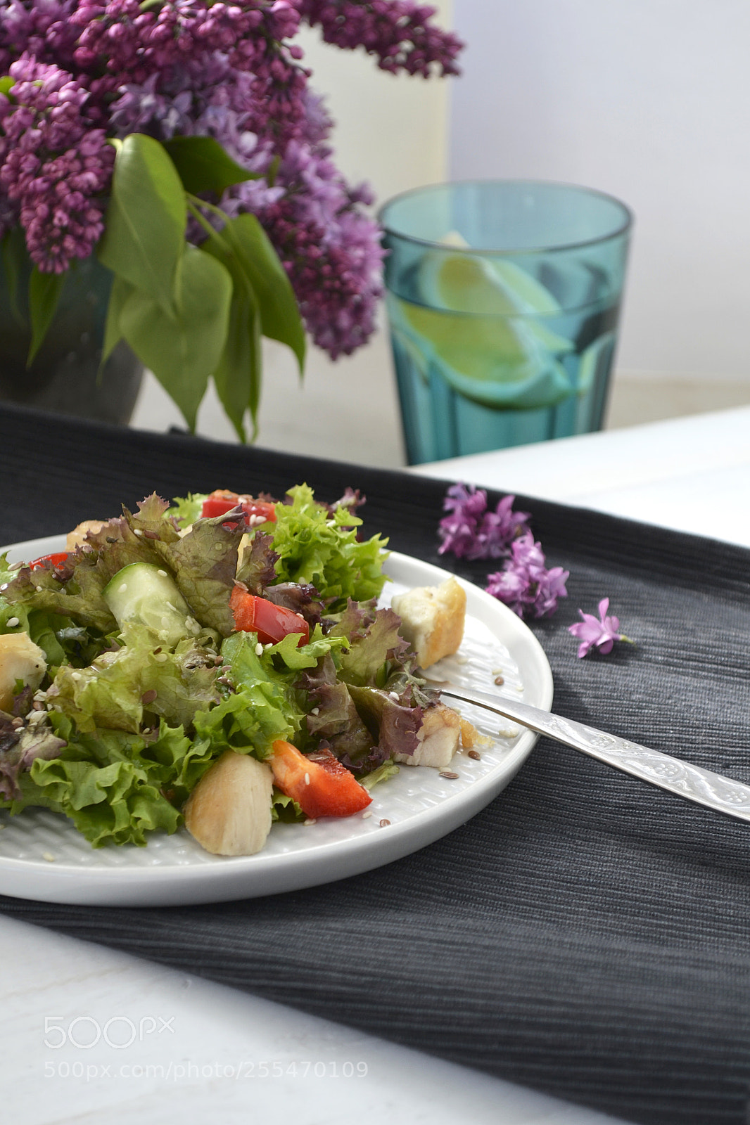 Nikon D3100 sample photo. Salad photography