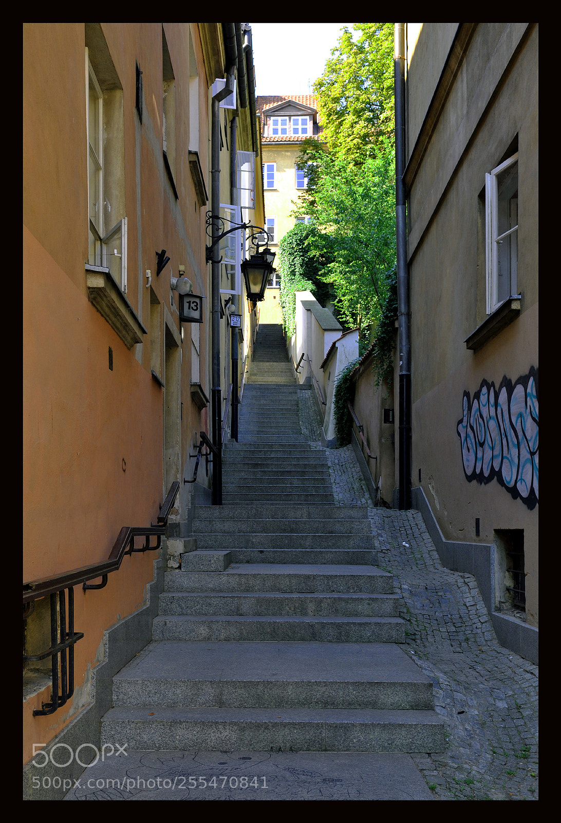 Nikon D300 sample photo. Stone steps in warszawa photography