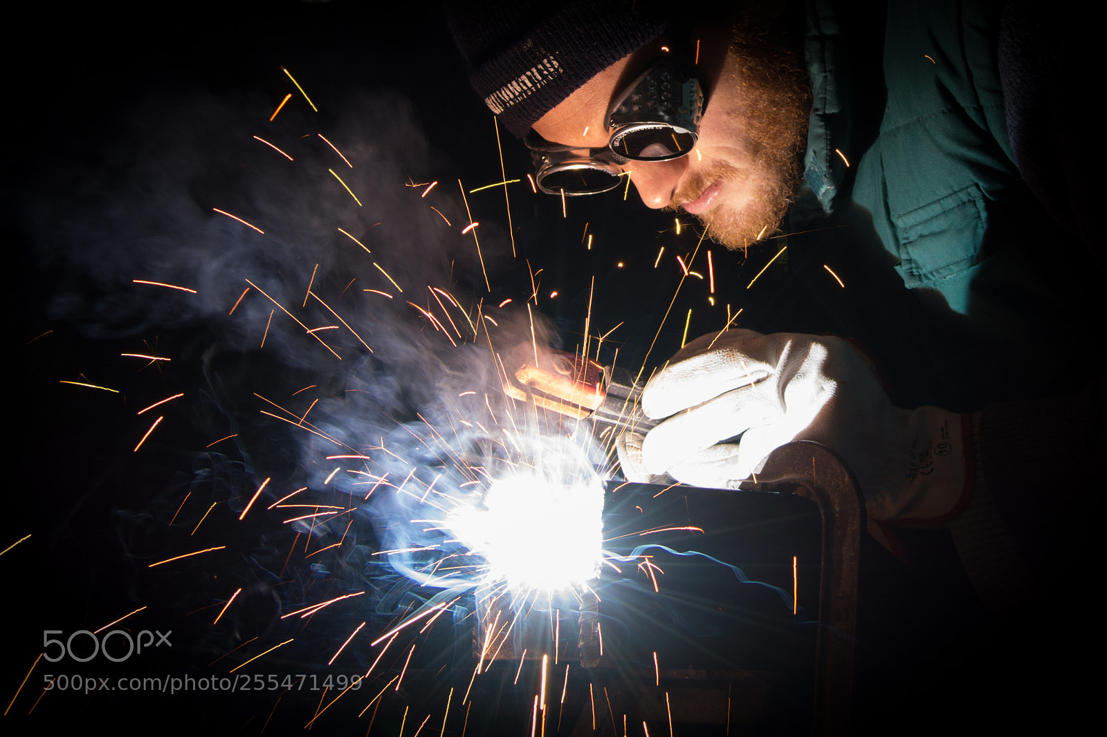 Nikon D7100 sample photo. Weldering man photography