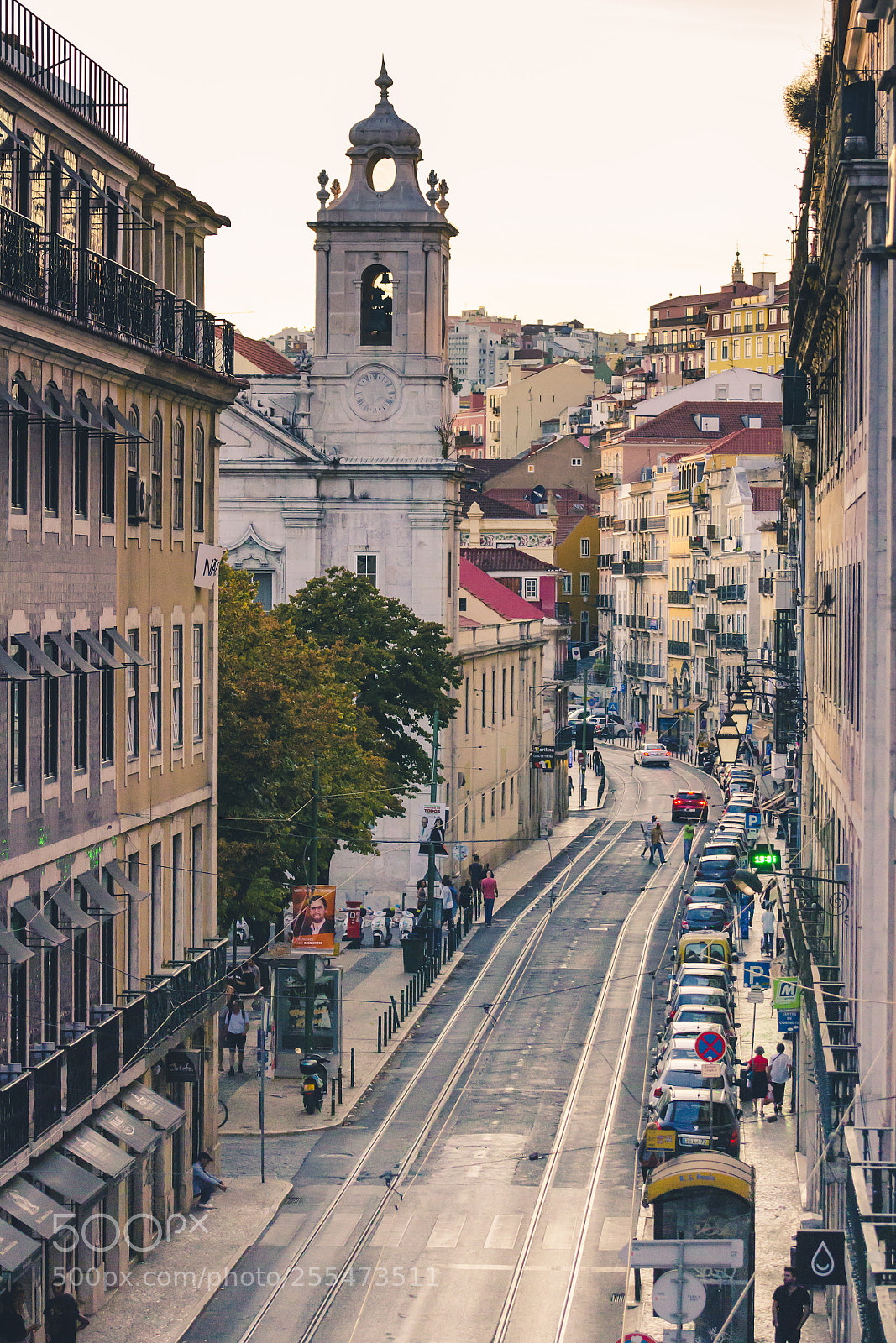 Canon EOS 60D sample photo. Quiet street in lisbon photography