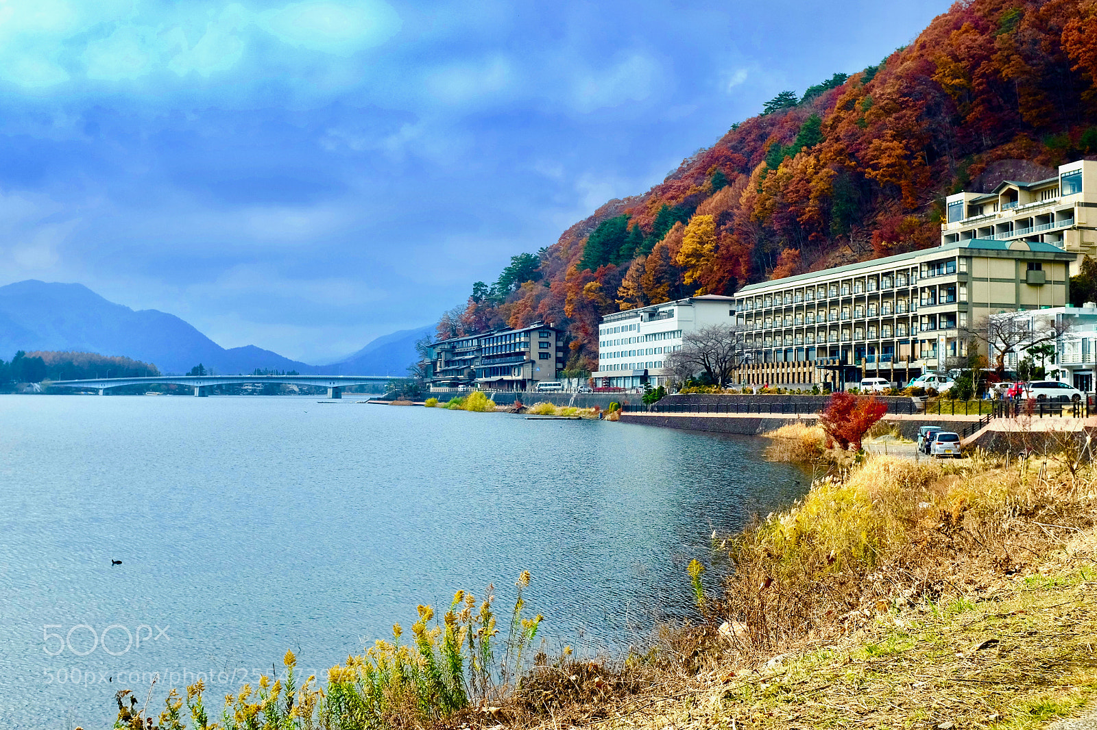 Fujifilm X100S sample photo. Autumn in lake kawaguchi photography