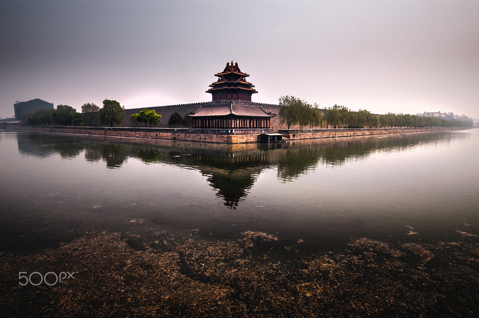 Nikon D100 sample photo. The forbidden city at dawn photography