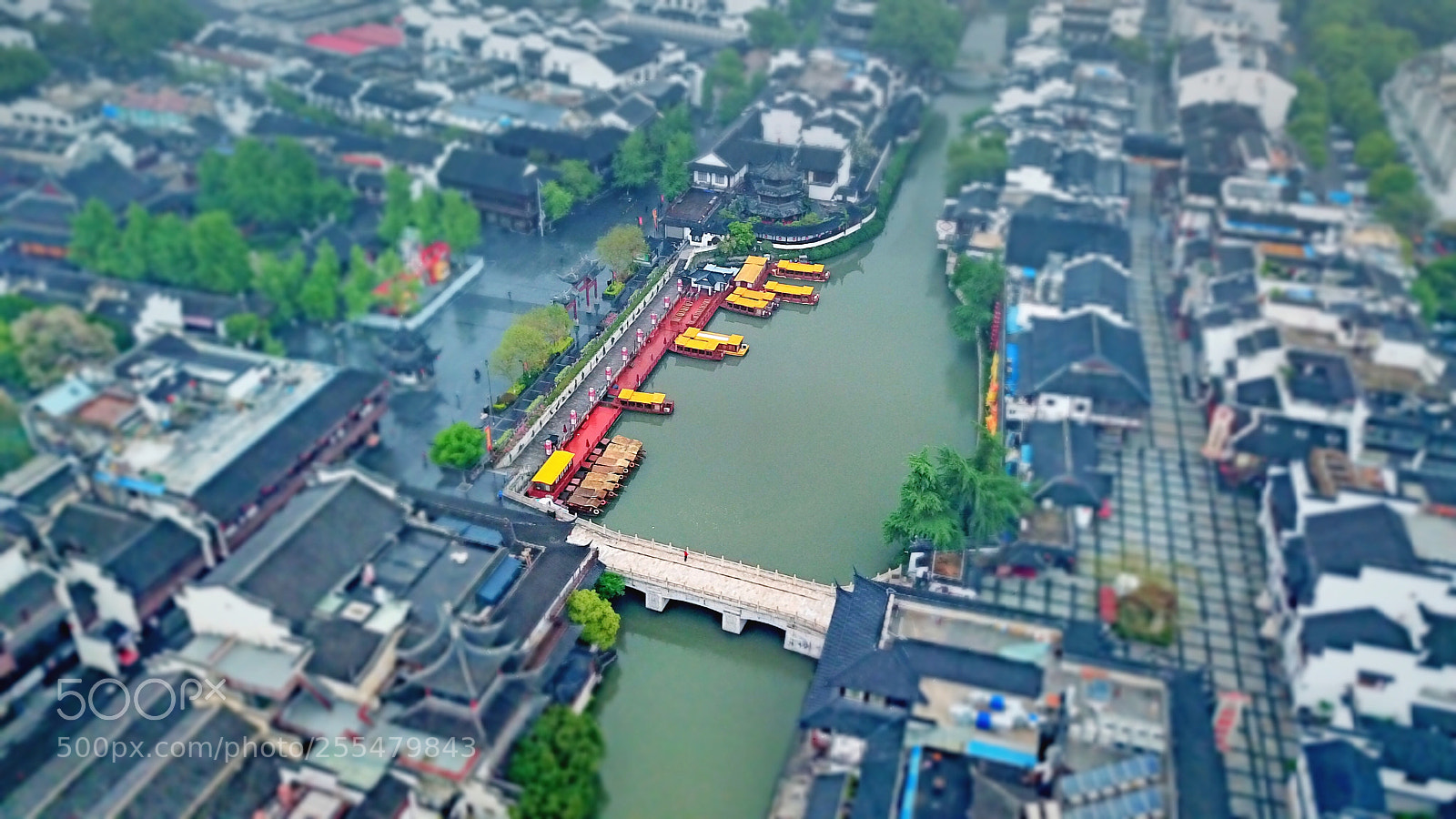 DJI FC220 sample photo. Qinhuai river photography