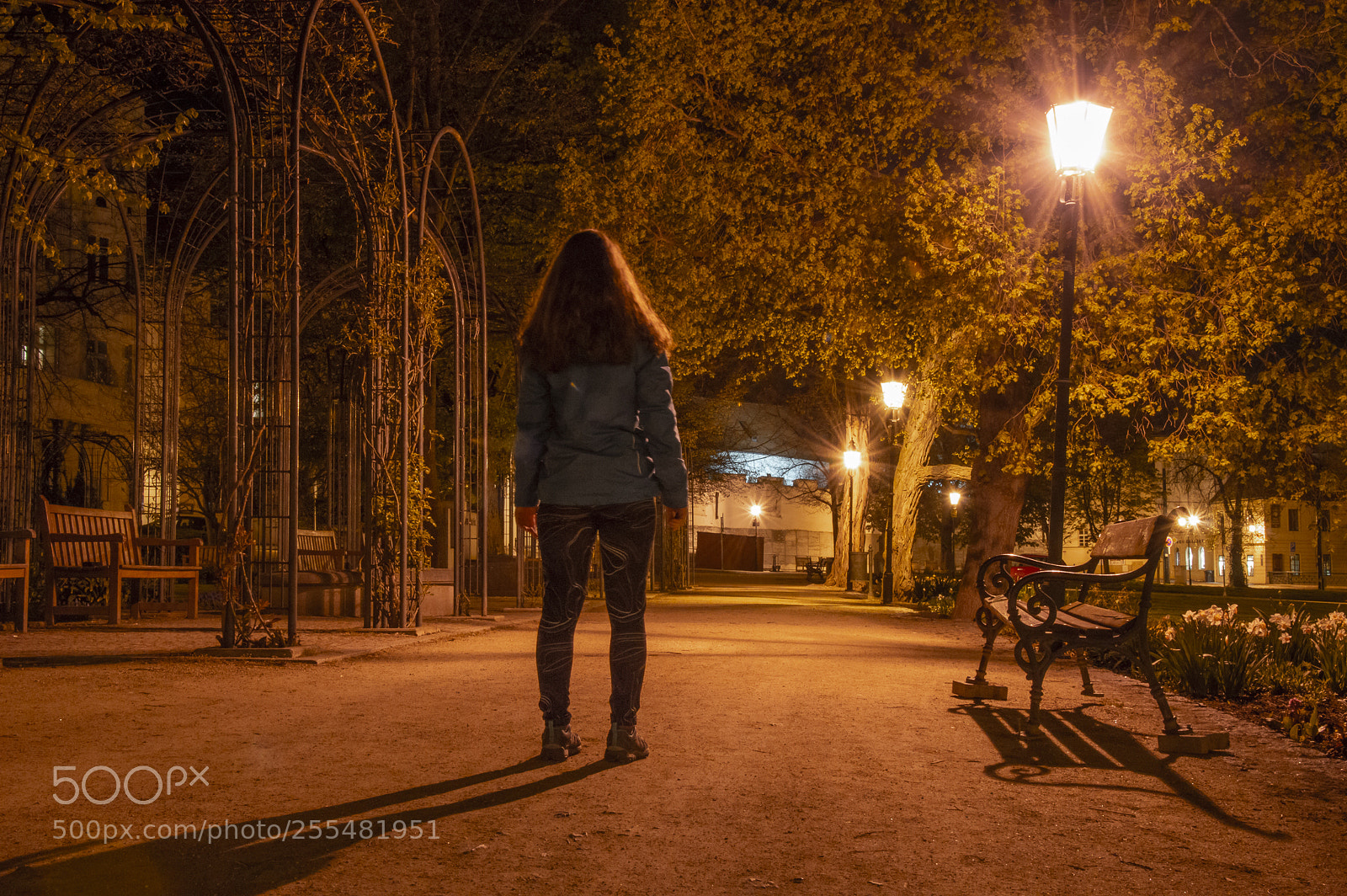 Nikon D3200 sample photo. Girl in the night photography