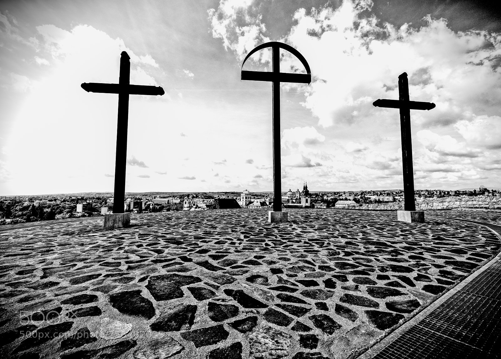 Nikon D850 sample photo. The three crosses photography