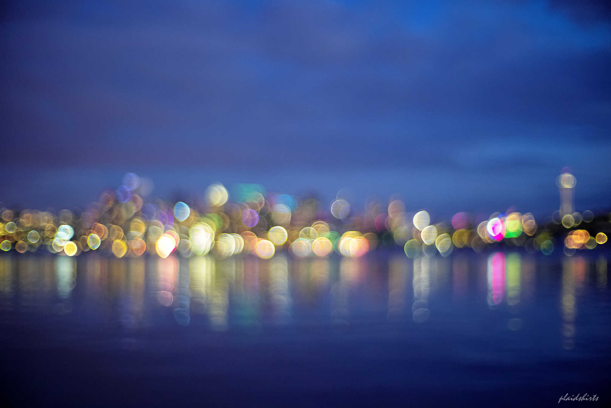 Leica M-D (TYP 262) sample photo. Seattle skyline in bokeh photography