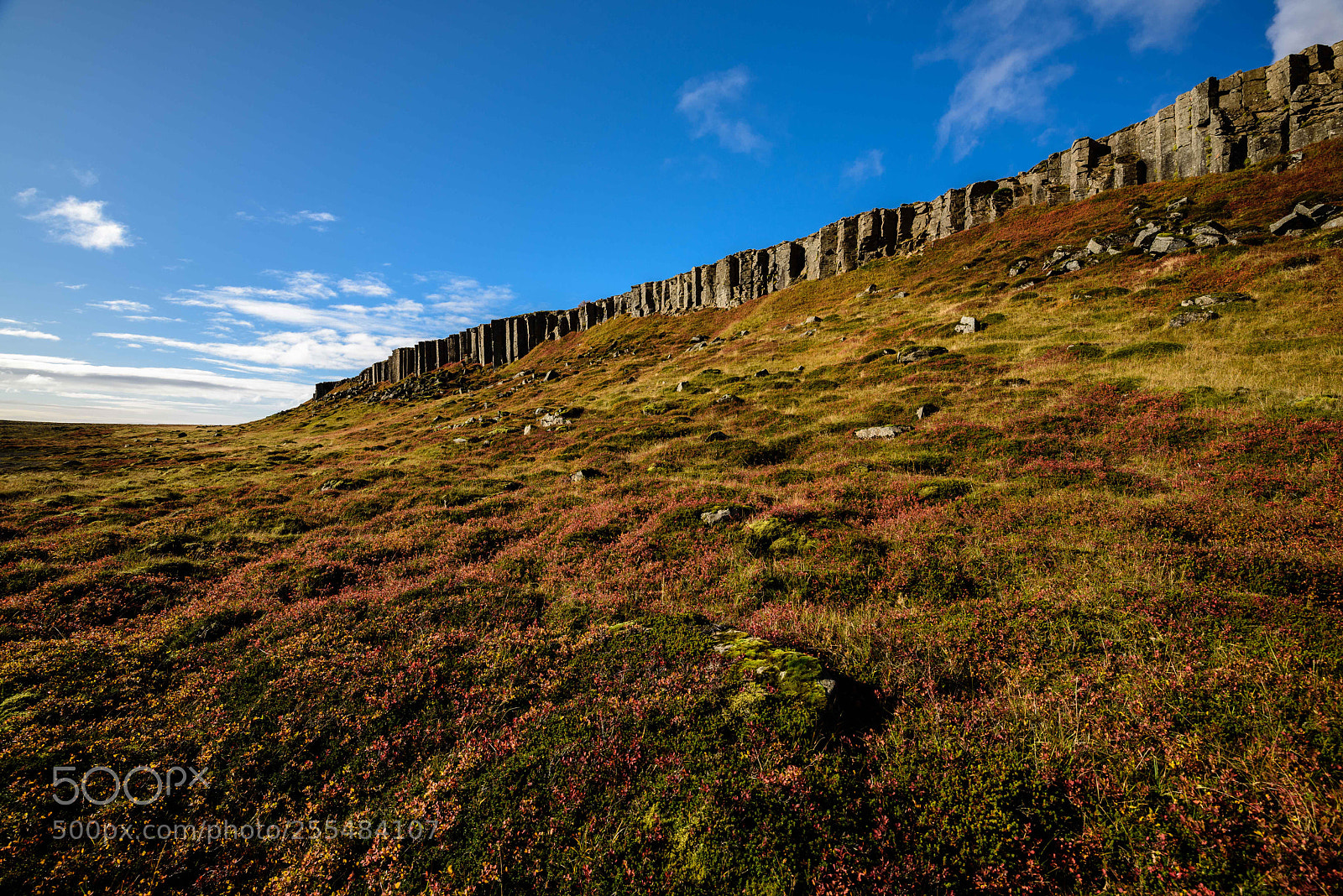 Nikon D810 sample photo. Gerðuberg, basaltsäulen photography