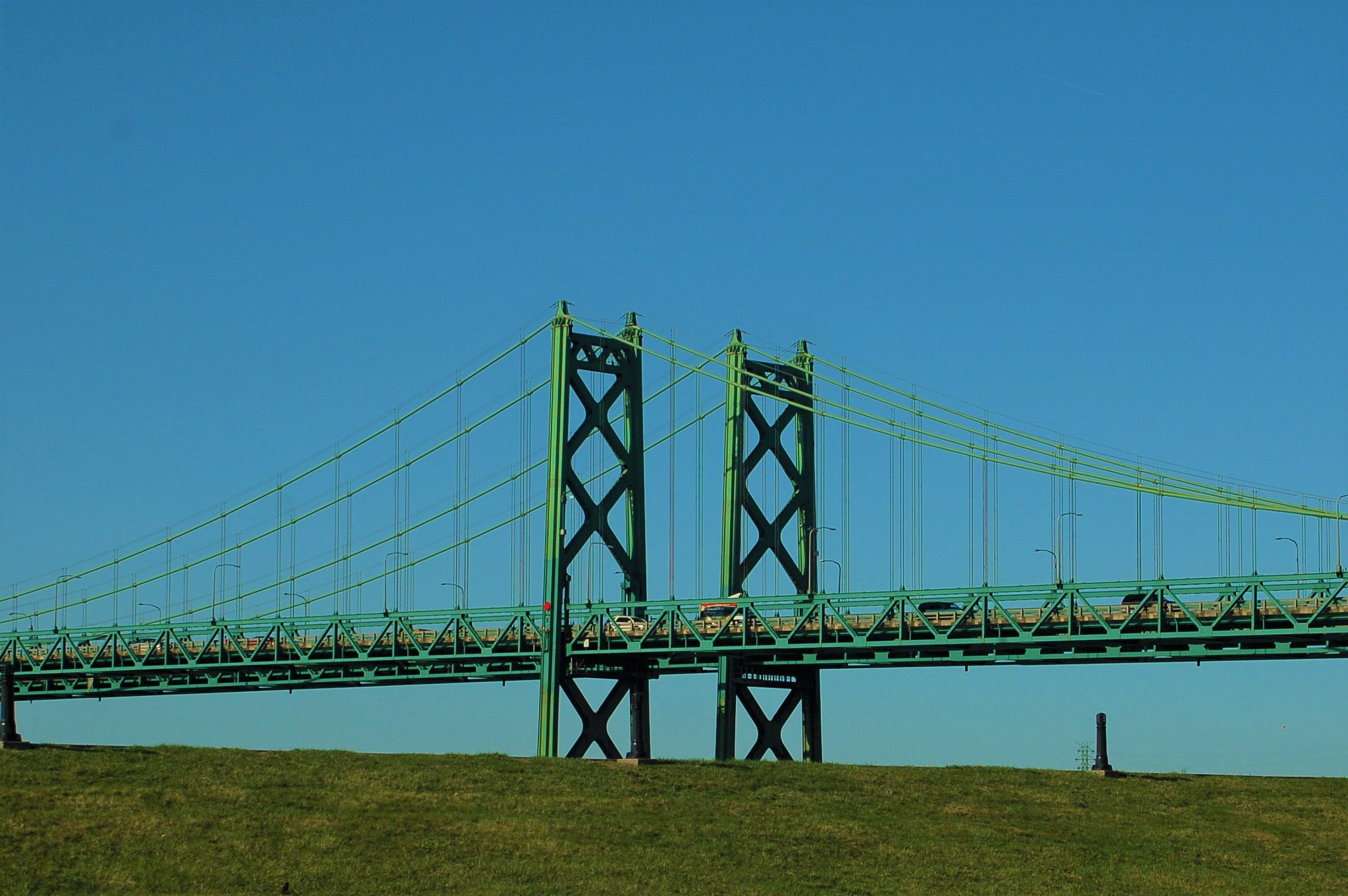 Nikon D50 sample photo. Bridge across mississippi photography