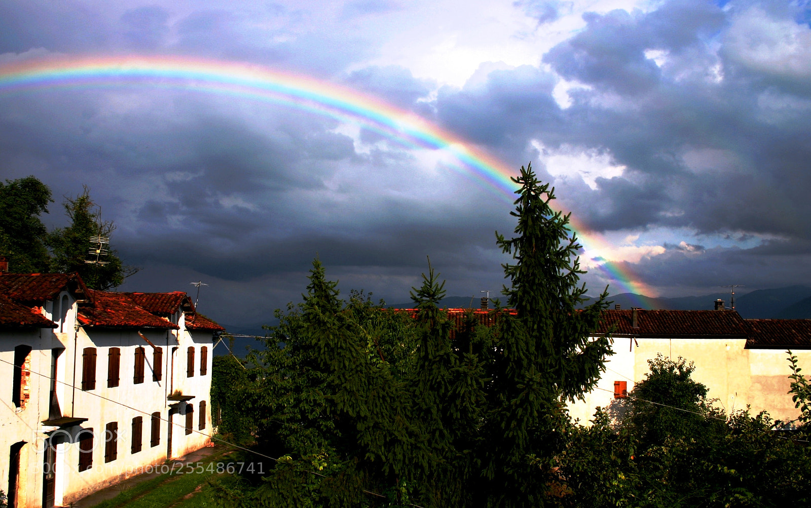 Canon EOS 300D (EOS Digital Rebel / EOS Kiss Digital) sample photo. Arcobaleno in valbelluna. photography