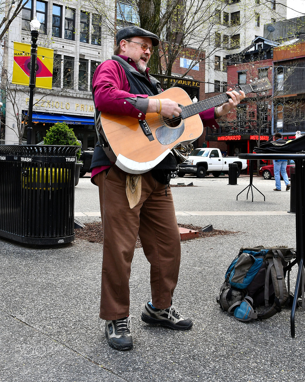 Sigma 17-70mm F2.8-4 DC Macro OS HSM | C sample photo. Market square music man #1 photography