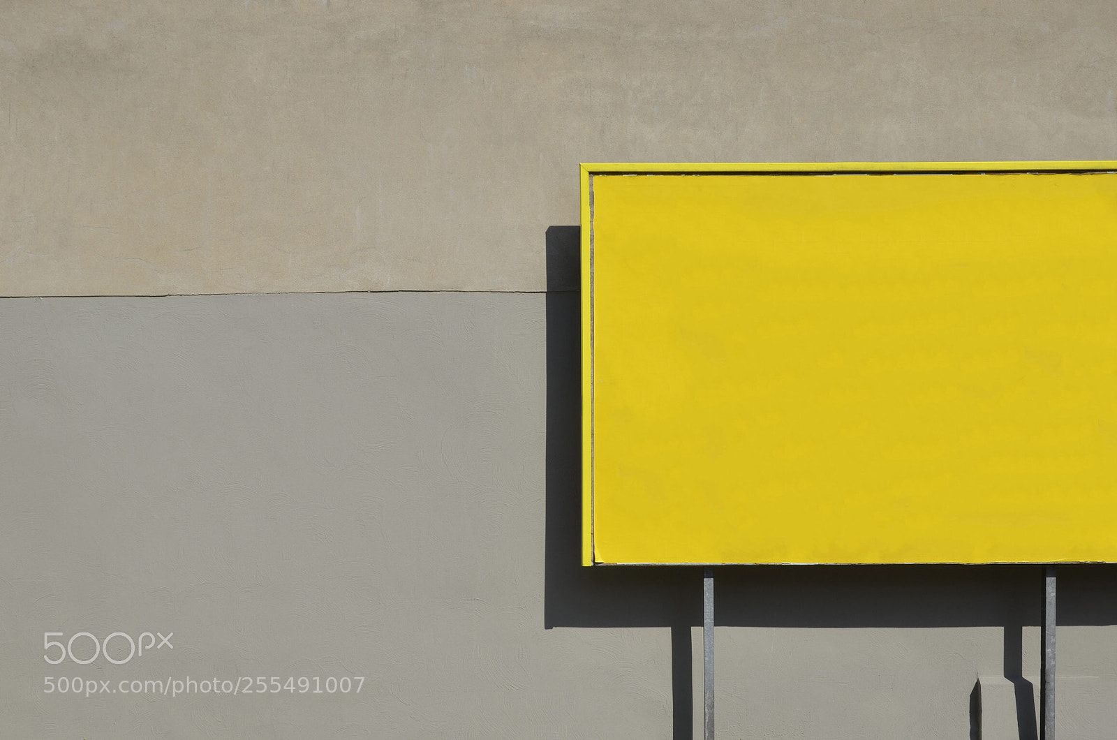 Nikon D7000 sample photo. Yellow billboard  photography