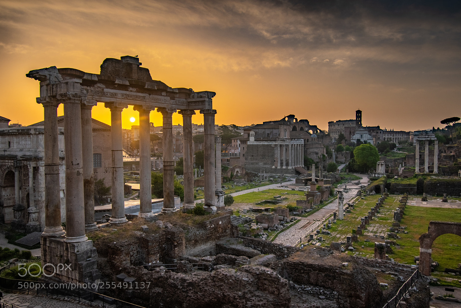 Nikon D5500 sample photo. Roman sunrise photography