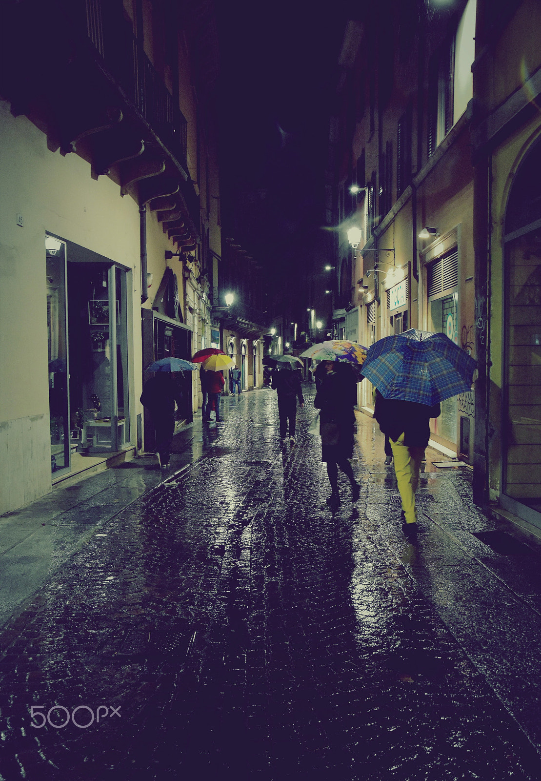 Nikon D5500 sample photo. A rainy evening photography