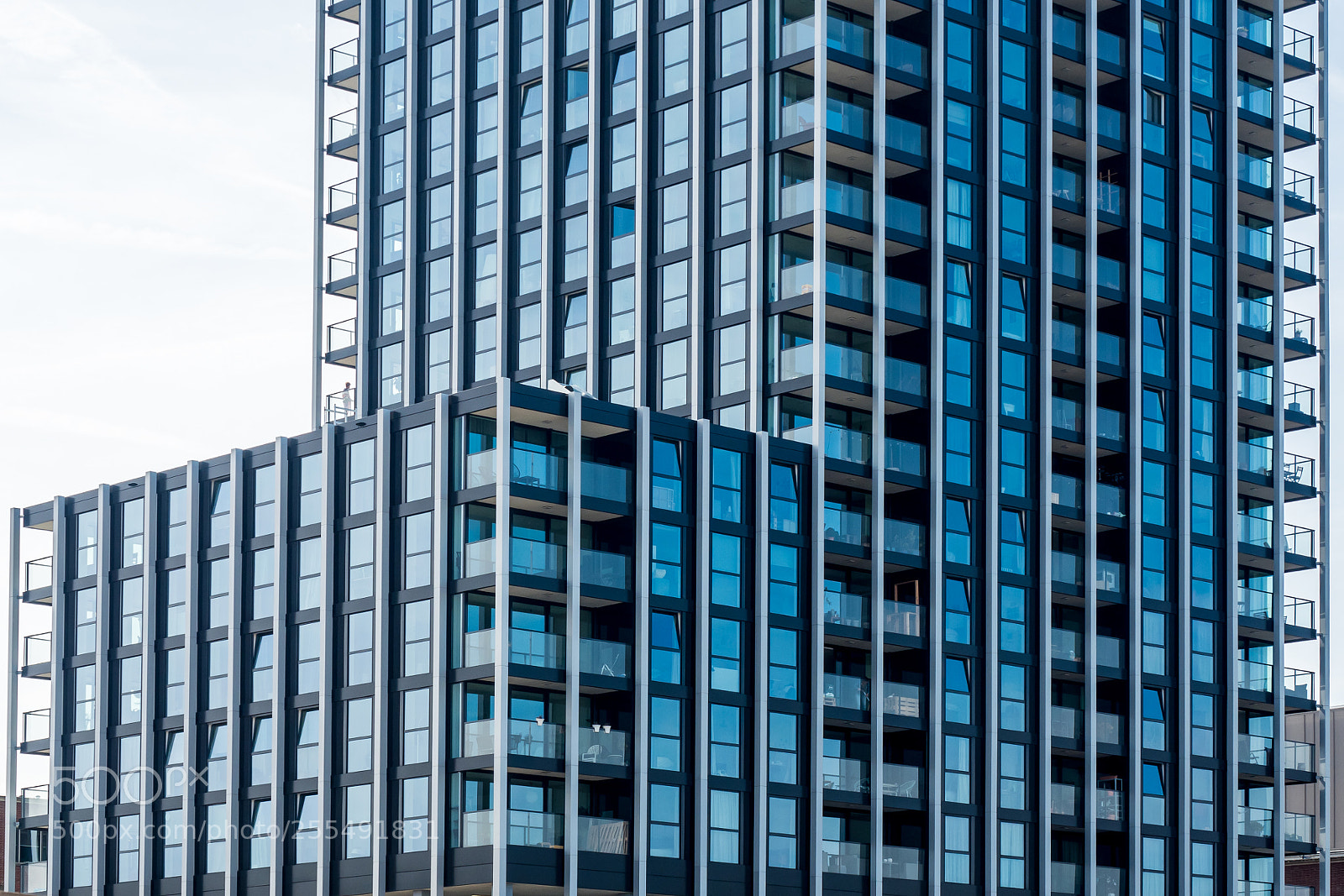 Olympus OM-D E-M5 II sample photo. Blue tower photography