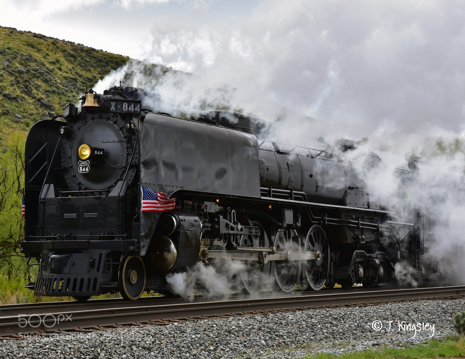 Nikon D7200 sample photo. Uprr locomotive 844 photography