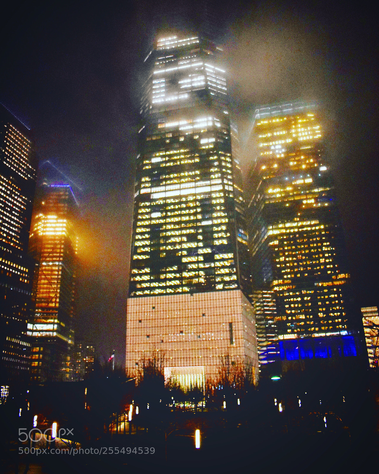 Nikon D3400 sample photo. A misty night  photography