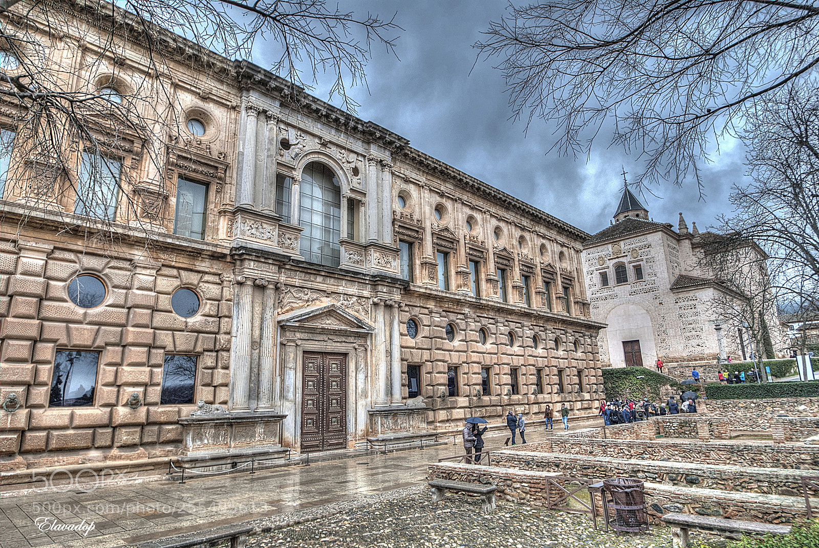 Nikon D3000 sample photo. Palacio de carlos v photography