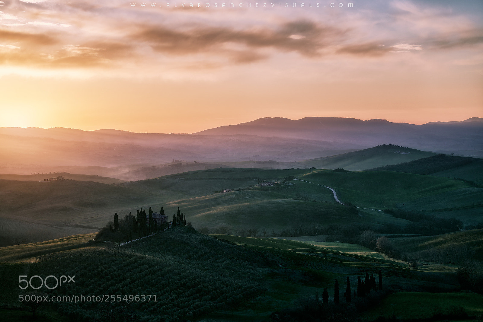 Sony a7R II sample photo. Tuscany sunrise photography