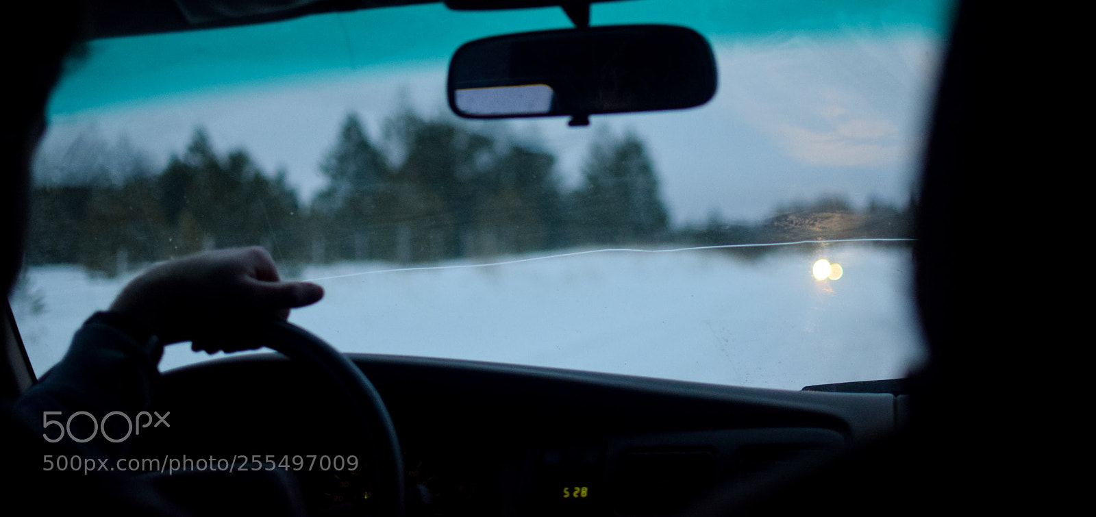 Nikon D5300 sample photo. Winter roads photography