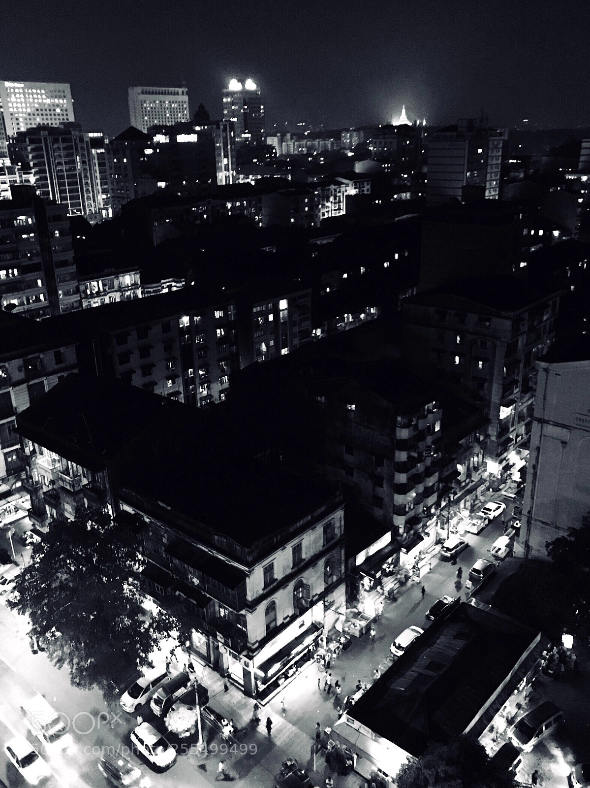 Apple iPhone 7 sample photo. Yangon night . ... photography