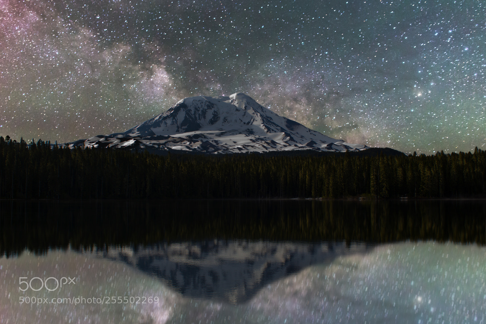 Canon EOS 600D (Rebel EOS T3i / EOS Kiss X5) sample photo. Mt. adams at night photography