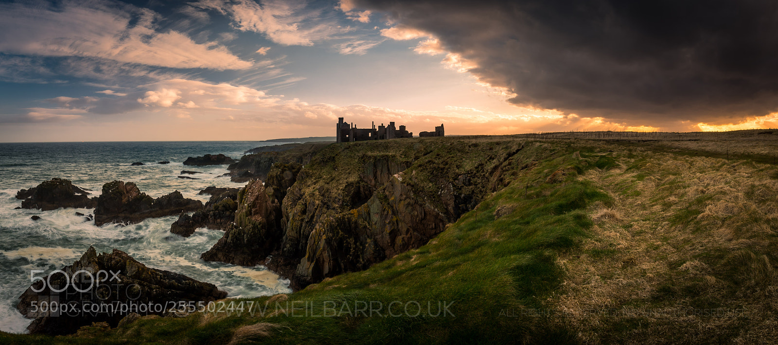 Canon EOS 6D sample photo. New slains castle photography