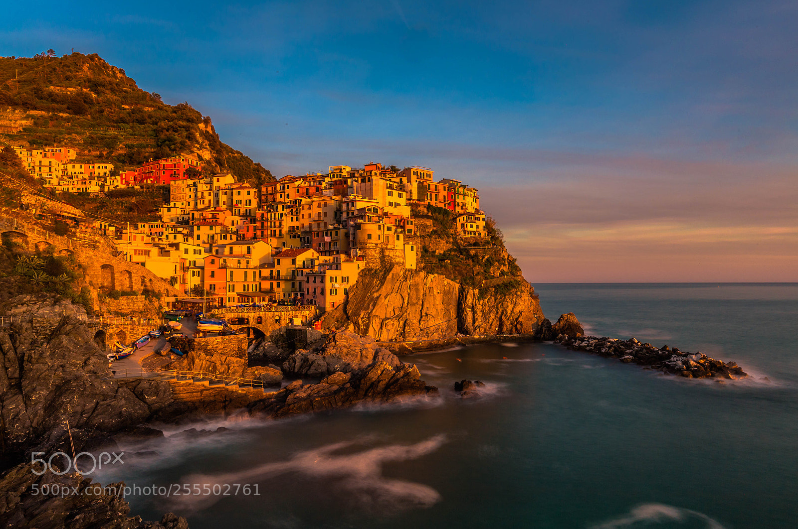 Canon EOS 6D sample photo. Golden manarola photography