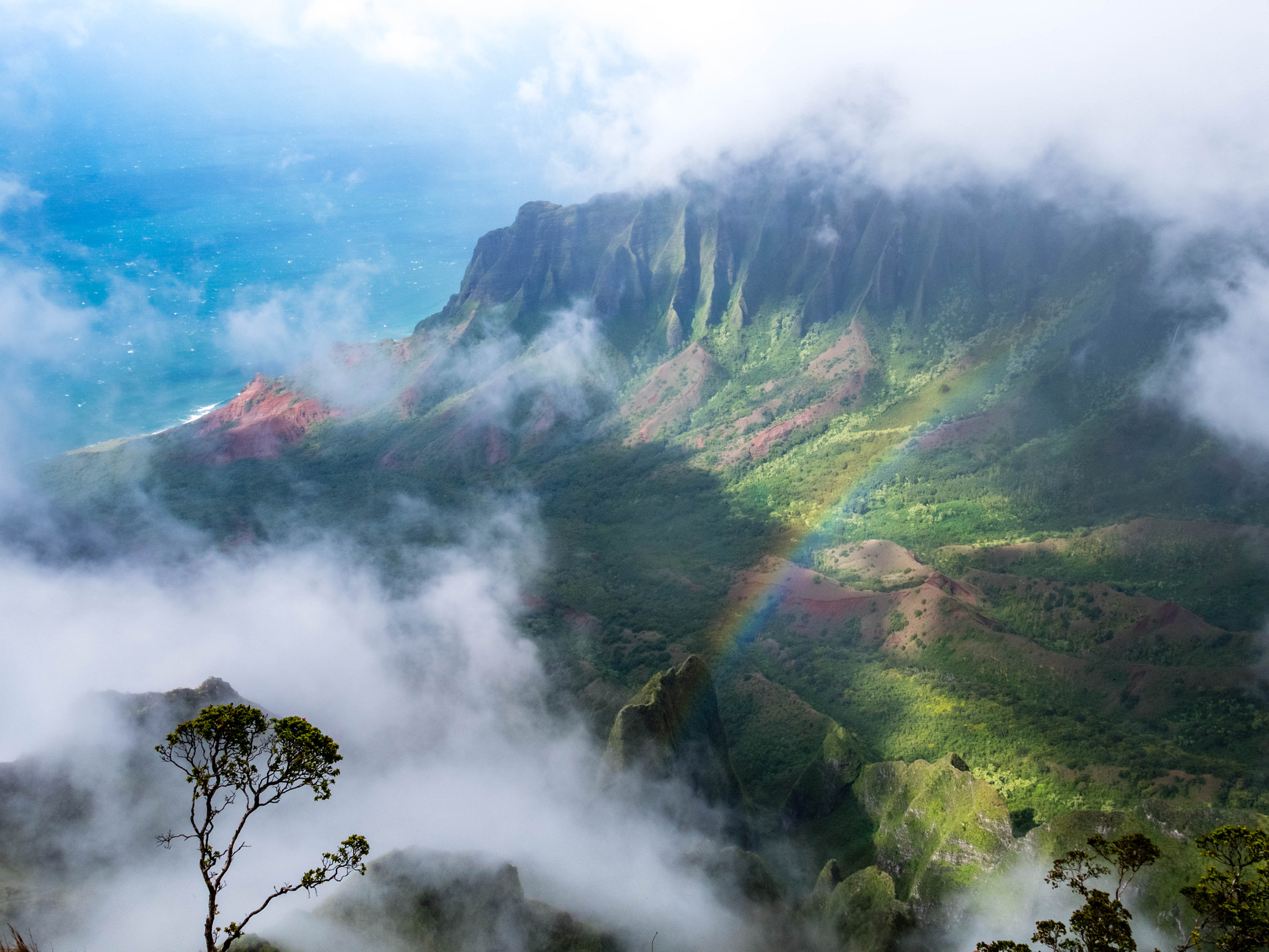 Panasonic Lumix DMC-GX85 (Lumix DMC-GX80 / Lumix DMC-GX7 Mark II) sample photo. Napali coast photography