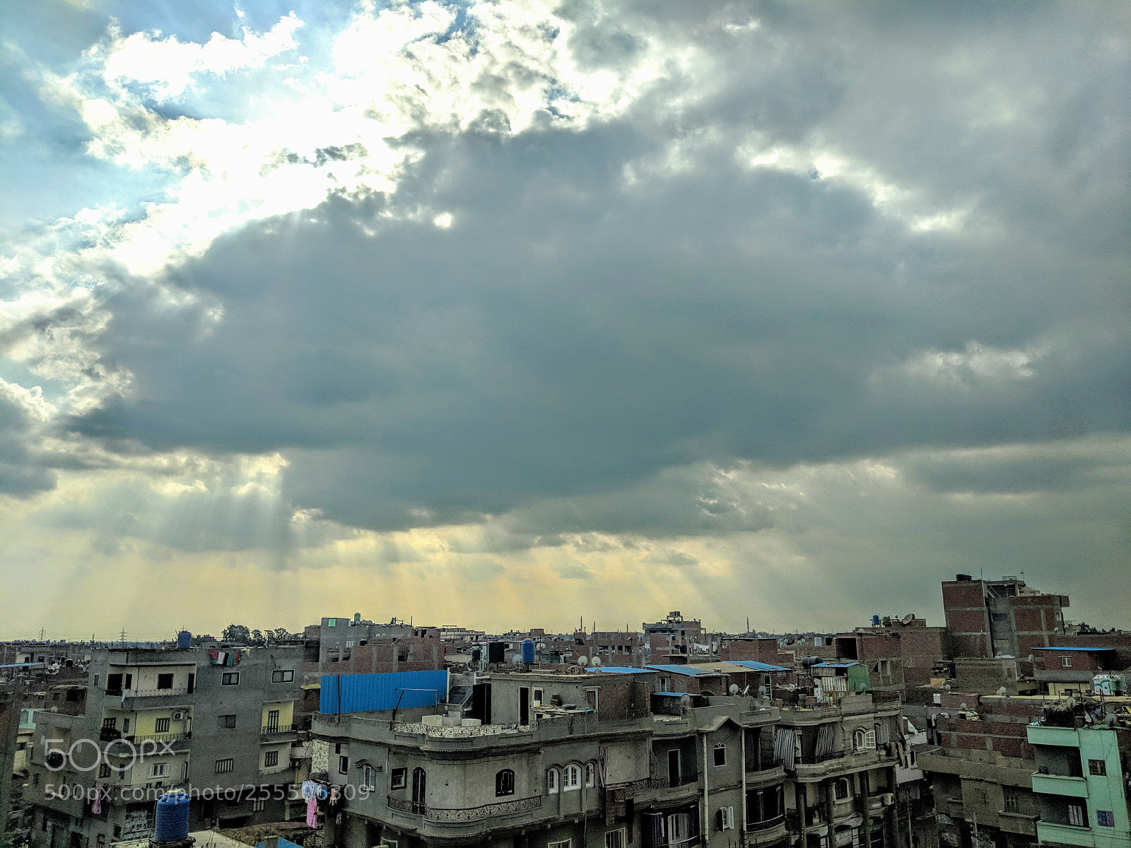 Google Pixel 2 sample photo. Cloudy sky photography