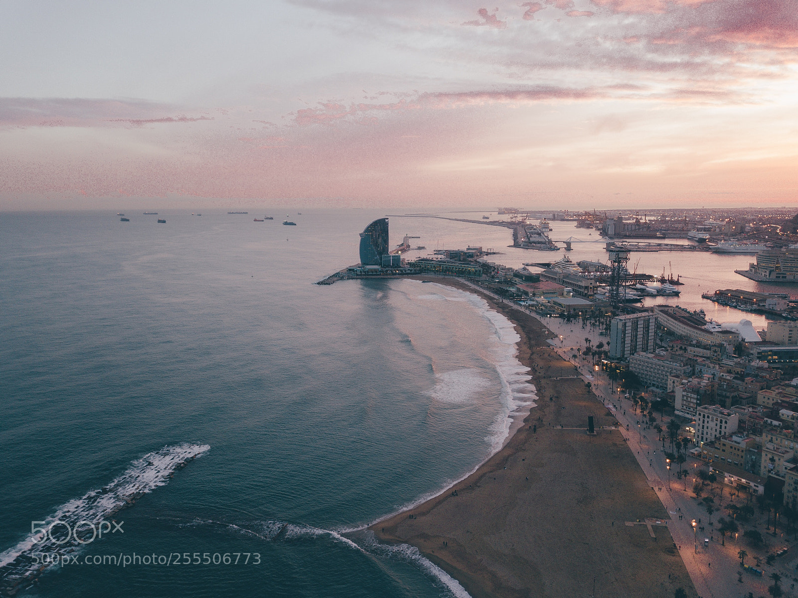 DJI FC220 sample photo. Barcelona photography